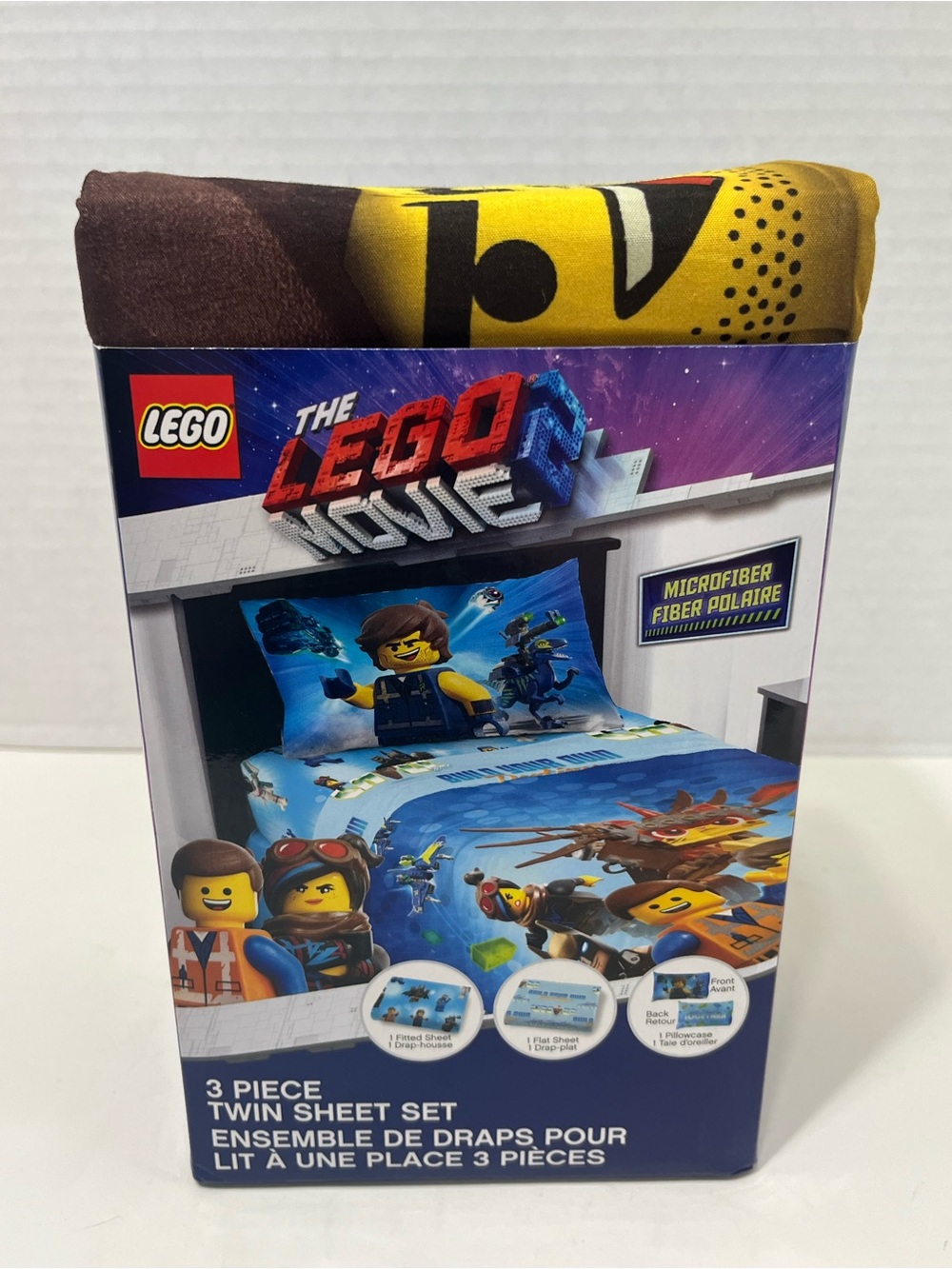 LEGO Movie 2 Twin Sheet Set 3 piece NWT microfiber